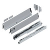 sada Tandembox Antaro M, sivá, 65kg, výsuv s tlmením (TIP-ON) 650mm