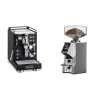 La Pavoni Mini Cellini, black + Eureka Mignon Specialita Smart, CR chrome