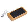 Solárna powerbanka, 8000 mAH , Beige Farba: Beige