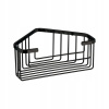 Gedy SMART polica rohová, 200x80x151mm, čierna matná 2483-14