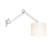 RENDL MADISON W nástenná biela chróm 230V LED E27 15W