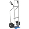 Hliníková rudla na vrecia s lyžinou ,lopata š x h 280 x 140 mm, modrá EUROKRAFTpro
