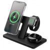 Bezdrátová nabíječka pro iPhone, Apple Watch a AirPods - FIXED, MagPowerstation Black