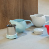 LOVERAMICS Pro Tea River Blue 0,4 l - porcelánový čajový konvička s infúzerom