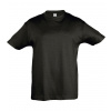 SOĽS Regent Kids Detské tričko s krátkym rukávom SL11970 Deep black 06A