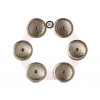 TAMBURÍNA BIG FAT SNARE DRUM Bling Ring White Copper