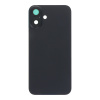 Batériový kryt + sklíčko kamery s rámom + magnetický krúžok + kovová platňa iPhone 16 Plus čierna farba - OEM