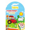 Omalovánky na cesty s voskovkami Farma