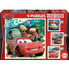 Educa 14942 cardboard multi Disney Cars II 25,20,16,12 dielov