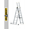 3x7 hliníkový rebrík pre profesionálne schody 150 (3x7 hliníkový rebrík pre profesionálne schody 150)