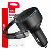 Výsuvná nabíjačka do autaC kábel + lightning kábel + USB C port 12/24V 60W AMIO-04370