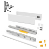 Emuca Kuchynský box VERTEX H93 PUSH so synchronizáciou / Biela 450 mm