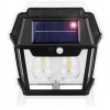 Interlook TG-TY13503 | LED solárne nástenné svietidlo | Solárna lampa so súmrakom a pohybovým senzorom | Vonkajšie solárne osvetlenie