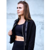 Crop Top mikina do pásu VSB LEA black