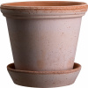 Malý kvetináč Flora s podstavcom 21 cm ružový