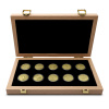 Sada 10 zlatých mincí Mosty Českej republiky 2011 - 2015 Proof