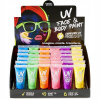 Farby na tvár a TELO, UV aktívne, 6x10ml tuby, ultrafialové farby