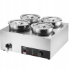 VEVOR Ohrievač na jedlo 580x648x310MM 1500W 4 kvetináče Nerezová Oceľ