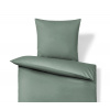 Tchibo - Posteľná bielizeň z bavlny a saténu - farba: zelená
