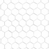 Sieť futbal SEDCO 7,32x2,44 X1,7/2m - SET NA DVE BRANKY bílá