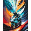 Vymalujsisam.sk Maľovanie podľa čísiel - Vášeň pre motorky Veľkosť: 40x50cm, Rám: Bez rámu, iba zrolované plátno