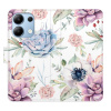Flip pouzdro iSaprio - Xiaomi Redmi Note 13 4G - Succulents Pattern - kapsičky na karty (Knížkový flip kryt, obal, pouzdro iSaprio na mobil Xiaomi Redmi Note 13 4G - Succulents Pattern - 360° ochrana