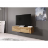 Cama Meble Tv stolík VIGO 140, dub wotan/dub wotan