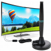 VÝKONNÁ POZEMNÁ ANTÉNA DVB-T2 IZBOVÁ TV HD 4K LTE ZOSILŇOVAČ MAGNET