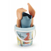 Ecoiffier Vedierko Dinosaurus s krhličkou a príslušenstvom, 12 cm