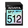 ADATA SDXC karta 512GB Express, PCIe Gen3, UHS-I, C10, V30, (R:800/W:700 MB/s) ASD512GEX3L1-C
