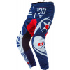 MX nohavice na motocykel Oneal Element Warhawk blue/red - 36