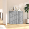 zahrada-XL Komoda sivá sonoma 80x36x75 cm spracované drevo 815490