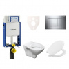Cenovo zvýhodnený závesný WC set Geberit na zamurovanie + WC Ceramia S-Line Pro 110.302.00.5NR6