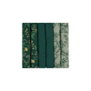 KikkaBoo Plienky mušelínové 30x30 cm 6ks Secret Garden Green 30x30 zelená