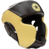TOP TEN Head Guard “Heritage” with chin and cheekbone protection - vintagebrown, size L-XL Size: L-XL, Color: Vintagebrown