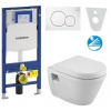 Geberit SET Duofix 111.300.00.5+WCzávesné Sapho NERA+sedadlo SoftClose+Sigma01 Biela 111.300.00.5NERABiela