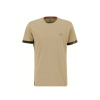 Alpha Industries Roll Up Sleeve T tričko pánske woodl camo Veľkosť: M, Farba: béžová