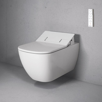DURAVIT Happy D.2 závesné WC Rimless pre SensoWash, s hlbokým splachovaním 365 x 620 mm, biela, 2550590000