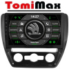 TomiMax Škoda Yeti Android 14 autorádio s WIFI, GPS, USB, BT HW výbava: QLED !!!AKCIA!!! 8 Core 4GB+64GB LOW - iba displej A,C