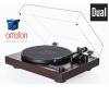 Dual CS 618Q + Ortofon QIUNTET BLUE Walnut (Audiofilský gramofónový prístroj pre náročných poslucháčov so vstavaným vypínateľným PHONO predzos. a MM prenoskou Ortofon)