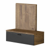 Tempo Kondela Nočný stolík, dub ribeck/tmavý grafit, pravý, ARMENY 8XX3AT1P