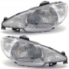 REFLEKTORY LAMPY PEUGEOT 206- H4 - KPL L+P