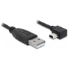 Delock kabel USB 2.0 A-samec > USB mini-B 5-pin samec pravoůhlý, 0,5m 82680