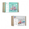 Connetix Tiles Magnetická stavebnice PASTEL (120 ks) + Transport PASTEL (50 ks)