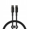 Baseus CATWJ-01 Type-C na Type-C 100W, 1m, černý