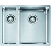 FRANKE Box BXX 260/160-34-16/7 nerezový dvojdrez, spodná montáž, 560 x 450 mm, 127.0369.916