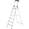 Hliníkový stojací rebrík so stupňami StandardLine L60 ,nosnosť 150 kg Hailo