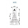 Osram Žiarovka 12V 55/15W H15 PGJ23t-1 Cool Blue Next-Box 2ks