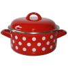 Metalac kastról Červená bodka, Standard s pokrievkou 20 cm, 2,75 l