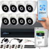Dahua monitorovacia súprava COOPER XVR 1TB 8x FullHD dome kamery